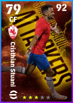 Cristhian Stuani eFootball 2026 player card — 79 OVR CF