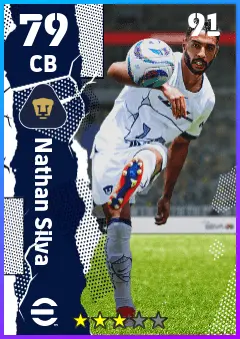 Nathan Silva eFootball 2026 player card — 79 OVR CB