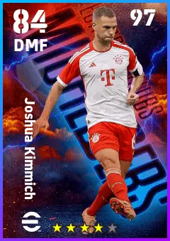 Joshua Kimmich eFootball 2026 player card — 84 OVR DMF