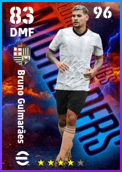 Bruno Guimaraes eFootball 2026 player card — 83 OVR DMF