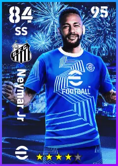 Neymar Jr eFootball 2026 player card — 84 OVR SS