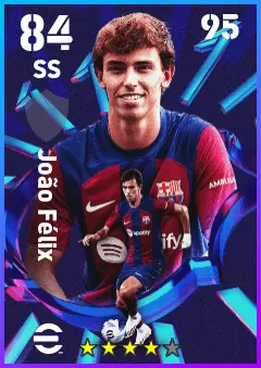 Joao Felix eFootball 2026 player card — 84 OVR SS