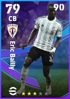 Eric Bailly eFootball 2026 player card — 79 OVR CB