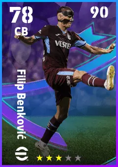 Filip Benkovic eFootball 2026 player card — 78 OVR CB