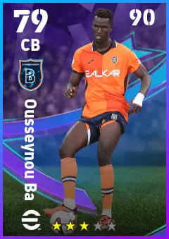 Ousseynou Ba eFootball 2026 player card — 79 OVR CB