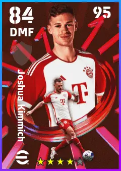 Joshua Kimmich eFootball 2026 player card — 84 OVR DMF