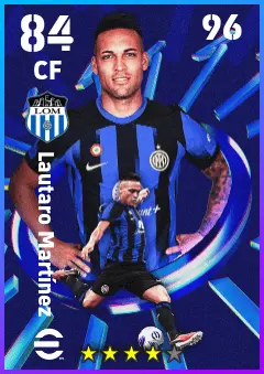 Lautaro Martinez eFootball 2026 player card — 84 OVR CF