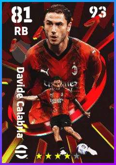 Davide Calabria eFootball 2026 player card — 81 OVR RB