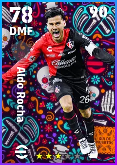 Aldo Rocha eFootball 2026 player card — 78 OVR DMF