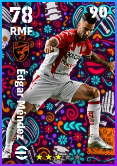 Edgar Mendez eFootball 2026 player card — 78 OVR RMF
