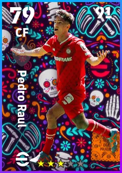 Pedro Raul eFootball 2026 player card — 79 OVR CF