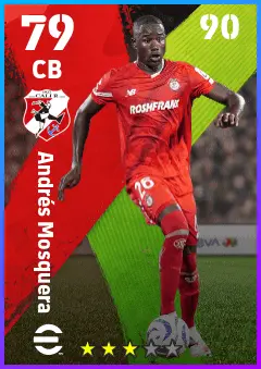 Andres Mosquera eFootball 2026 player card — 79 OVR CB