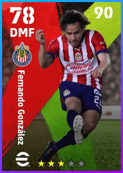 Fernando Gonzalez eFootball 2026 player card — 78 OVR DMF