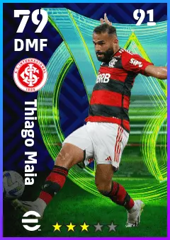 Thiago Maia eFootball 2026 player card — 79 OVR DMF