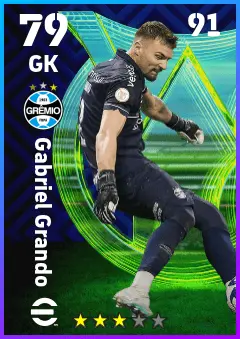 Gabriel Grando eFootball 2026 player card — 79 OVR GK