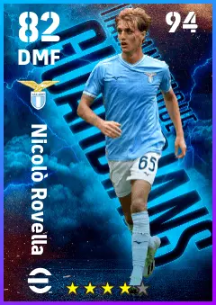 Nicolo Rovella eFootball 2026 player card — 82 OVR DMF