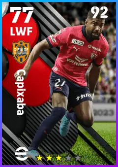 Capixaba eFootball 2026 player card — 77 OVR LWF