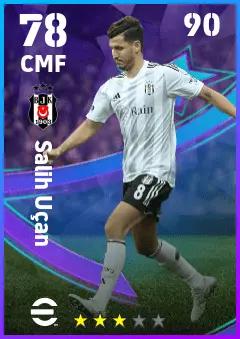 Salih Ucan eFootball 2026 player card — 78 OVR CMF