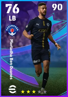 Mortadha Ben Ouanes eFootball 2026 player card — 76 OVR LB