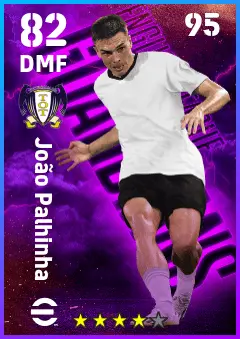 Joao Palhinha eFootball 2026 player card — 82 OVR DMF