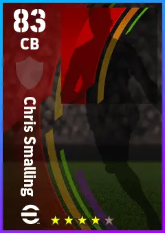 Chris Smalling eFootball 2026 player card — 83 OVR CB
