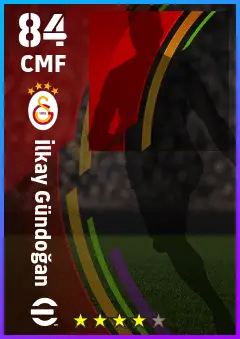 Ilkay Gundogan eFootball 2026 player card — 84 OVR CMF