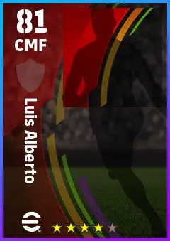 Luis Alberto eFootball 2026 player card — 81 OVR CMF