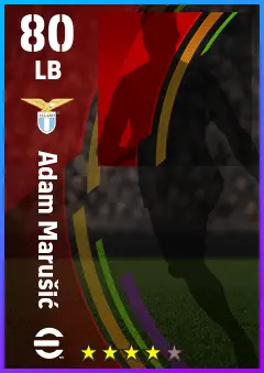 Adam Marusic eFootball 2026 player card — 80 OVR LB