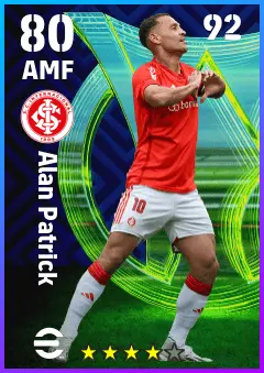 Alan Patrick eFootball 2026 player card — 80 OVR AMF