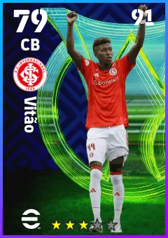 Vitao eFootball 2026 player card — 79 OVR CB