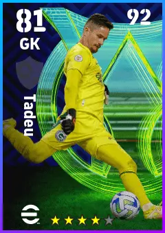 Tadeu eFootball 2026 player card — 81 OVR GK
