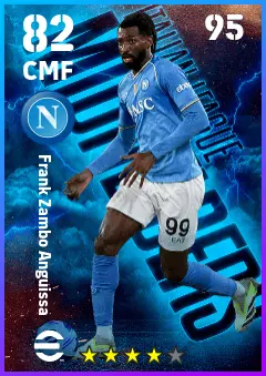 Frank Zambo Anguissa eFootball 2026 player card — 82 OVR CMF
