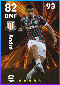 Andre eFootball 2026 player card — 82 OVR DMF