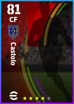 Castolo eFootball 2026 player card — 81 OVR CF