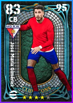 Jose Maria Gimenez eFootball 2026 player card — 83 OVR CB