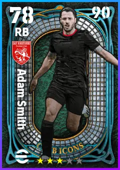 Adam Smith eFootball 2026 player card — 78 OVR RB