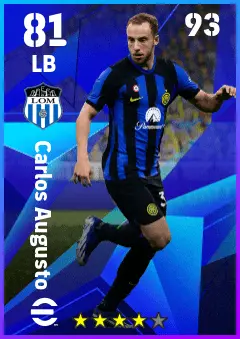Carlos Augusto eFootball 2026 player card — 81 OVR LB