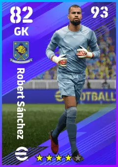 Robert Sanchez eFootball 2026 player card — 82 OVR GK