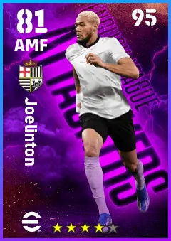 Joelinton eFootball 2026 player card — 81 OVR AMF