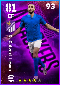 D. Calvert-Lewin eFootball 2026 player card — 81 OVR CF