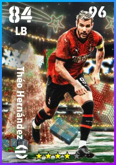 Theo Hernandez eFootball 2026 player card — 84 OVR LB