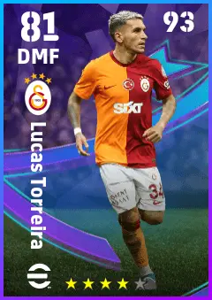 Lucas Torreira eFootball 2026 player card — 81 OVR DMF