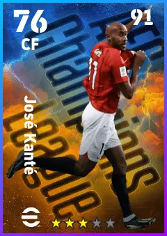 Jose Kante eFootball 2026 player card — 76 OVR CF