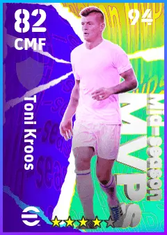 Toni Kroos eFootball 2026 player card — 82 OVR CMF