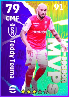 Teddy Teuma eFootball 2026 player card — 79 OVR CMF
