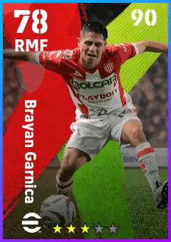Brayan Garnica eFootball 2026 player card — 78 OVR RMF