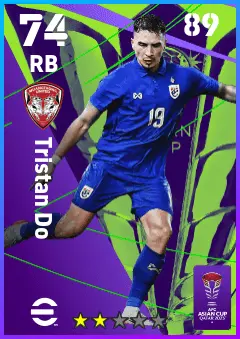 Tristan Do eFootball 2026 player card — 74 OVR RB