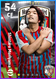 Shintaro Moriyama eFootball 2026 player card — 54 OVR CF