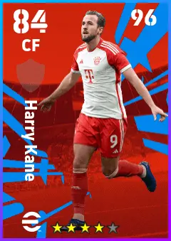 Harry Kane eFootball 2026 player card — 84 OVR CF