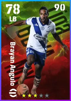 Brayan Angulo eFootball 2026 player card — 78 OVR LB